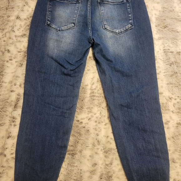 KanCan Distressed Blue Boyfriend Jeans - Picture 6 of 7